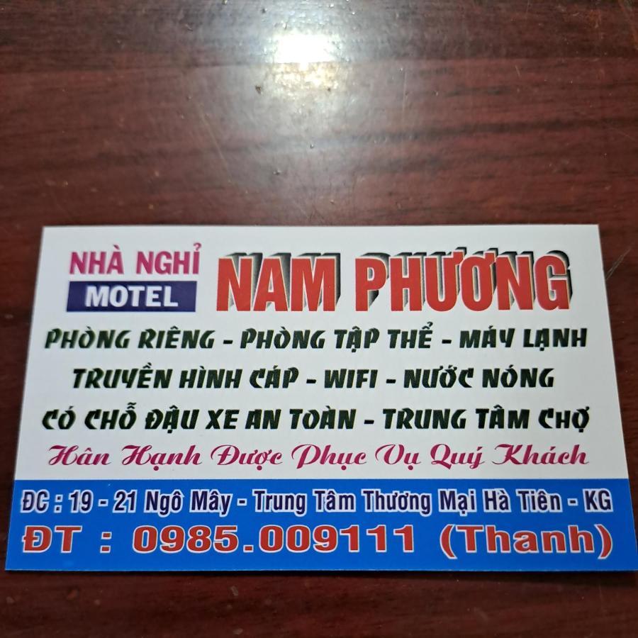 Nha Nghi Nam Phuong Bed & Breakfast Ha Tien Exterior photo